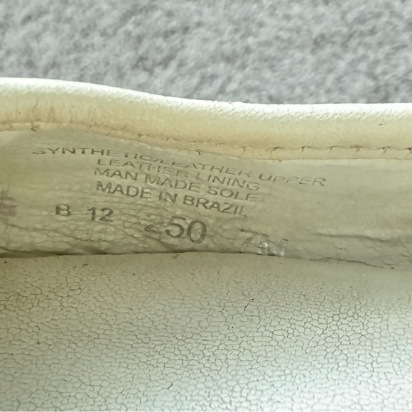 Tory Burch Flats Size 7 Reva Raffia Straw Woven Leather Ballet Slip On - Picture 11 of 11